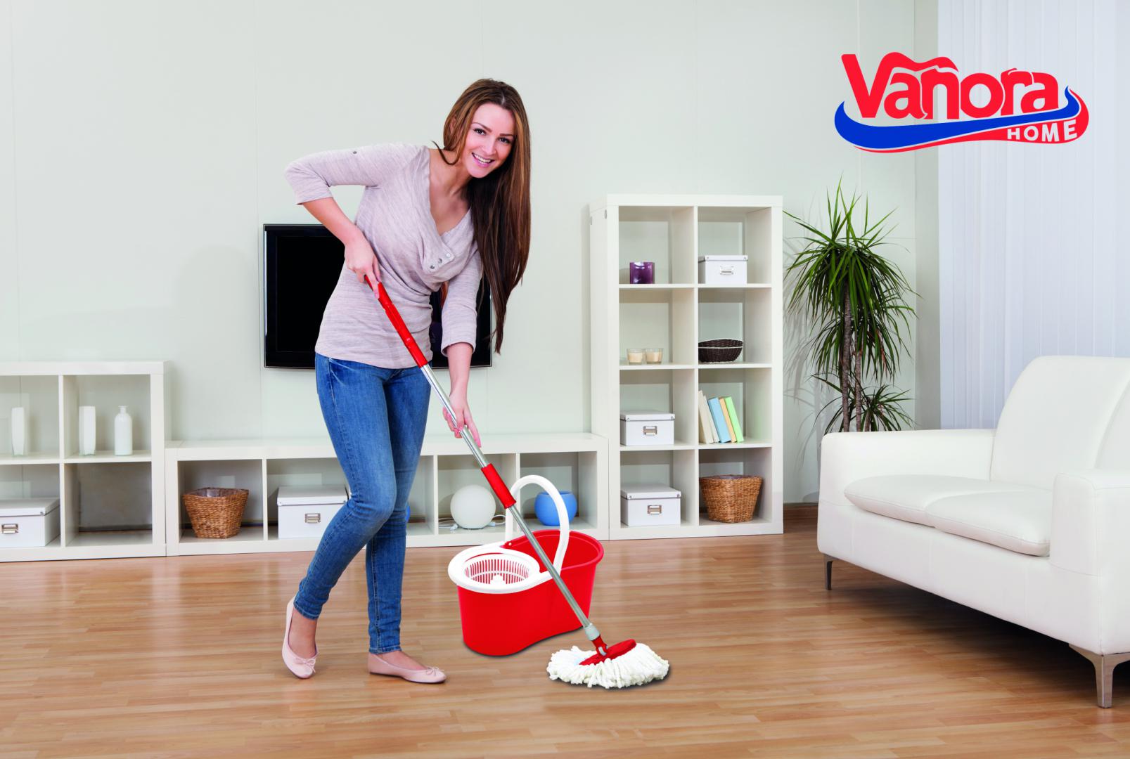 Vanora SET CURATENIE PRIMO,MOP ROTATIV 360,ROSU