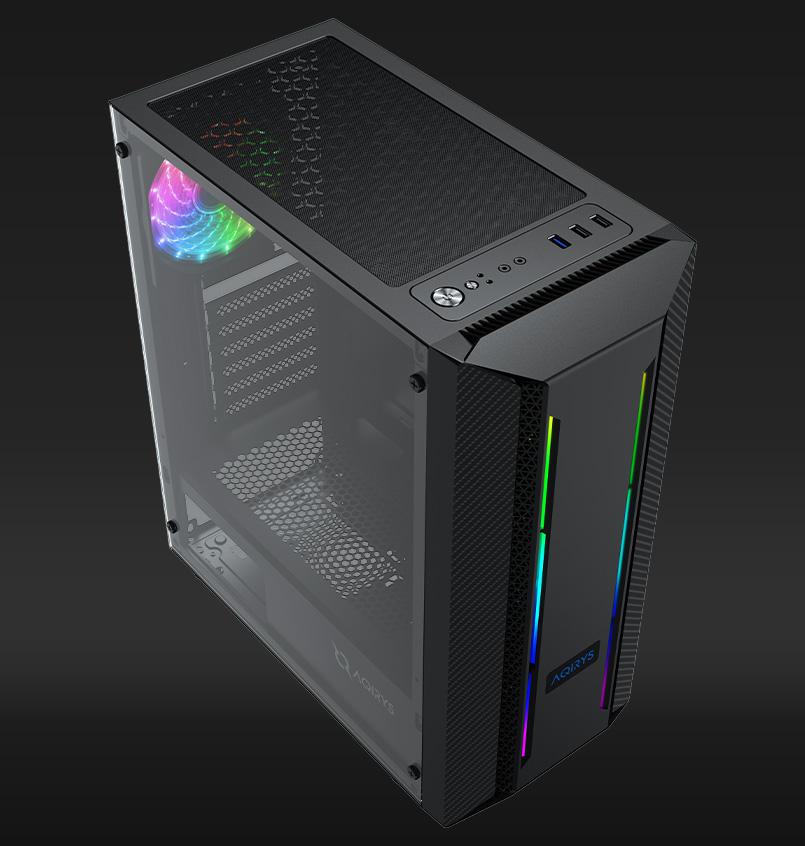Carcasa Aqirys Mizar Midi Tower Black (Carcasa Aqirys Mizar)
