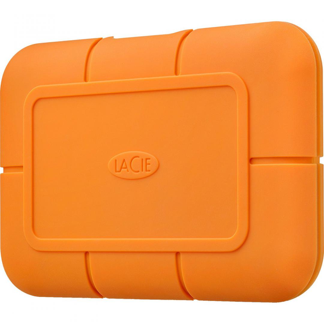 SSD Extern LaCie Rugged V2, 500GB, Orang (SSD extern LaCie Rugged)