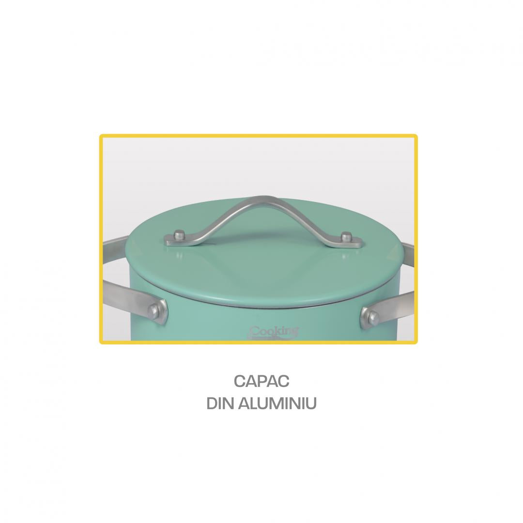 Heinner SET GATIT 5 PIESE ALUMINIU PRESAT, CRETA
