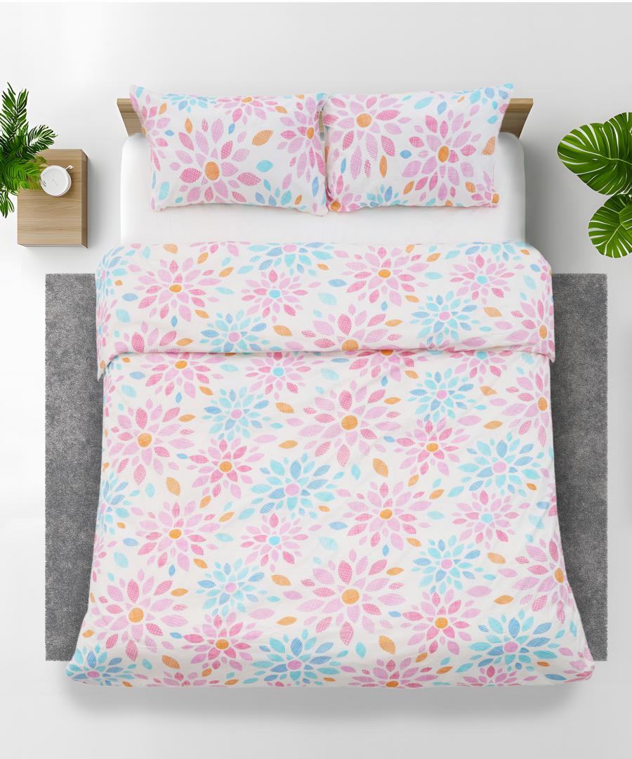 Set de pat,cearceaf cu elastic 180x200,J (Set de pat)