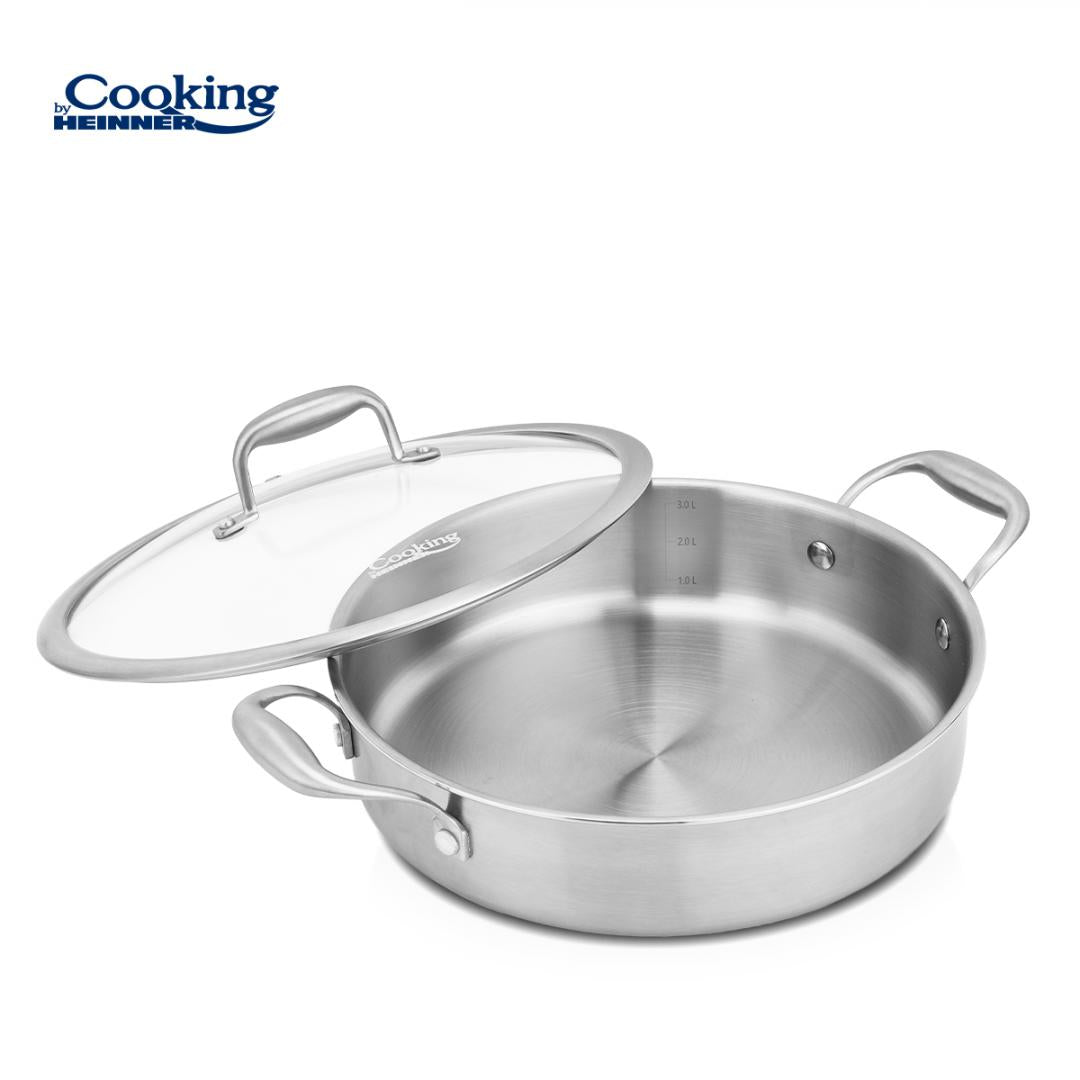 Heinner CRATITA INOX+CAPAC 26X7CM, 3.5L, ATOMIC3
