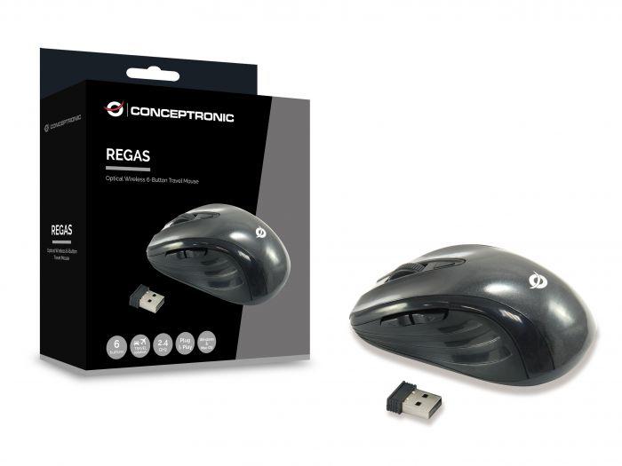 Conceptronic Wireless Mouse CLLM5BTRVWL (Mouse Wireless Conceptronic Optical Wireless 5-Button Travel Mouse)