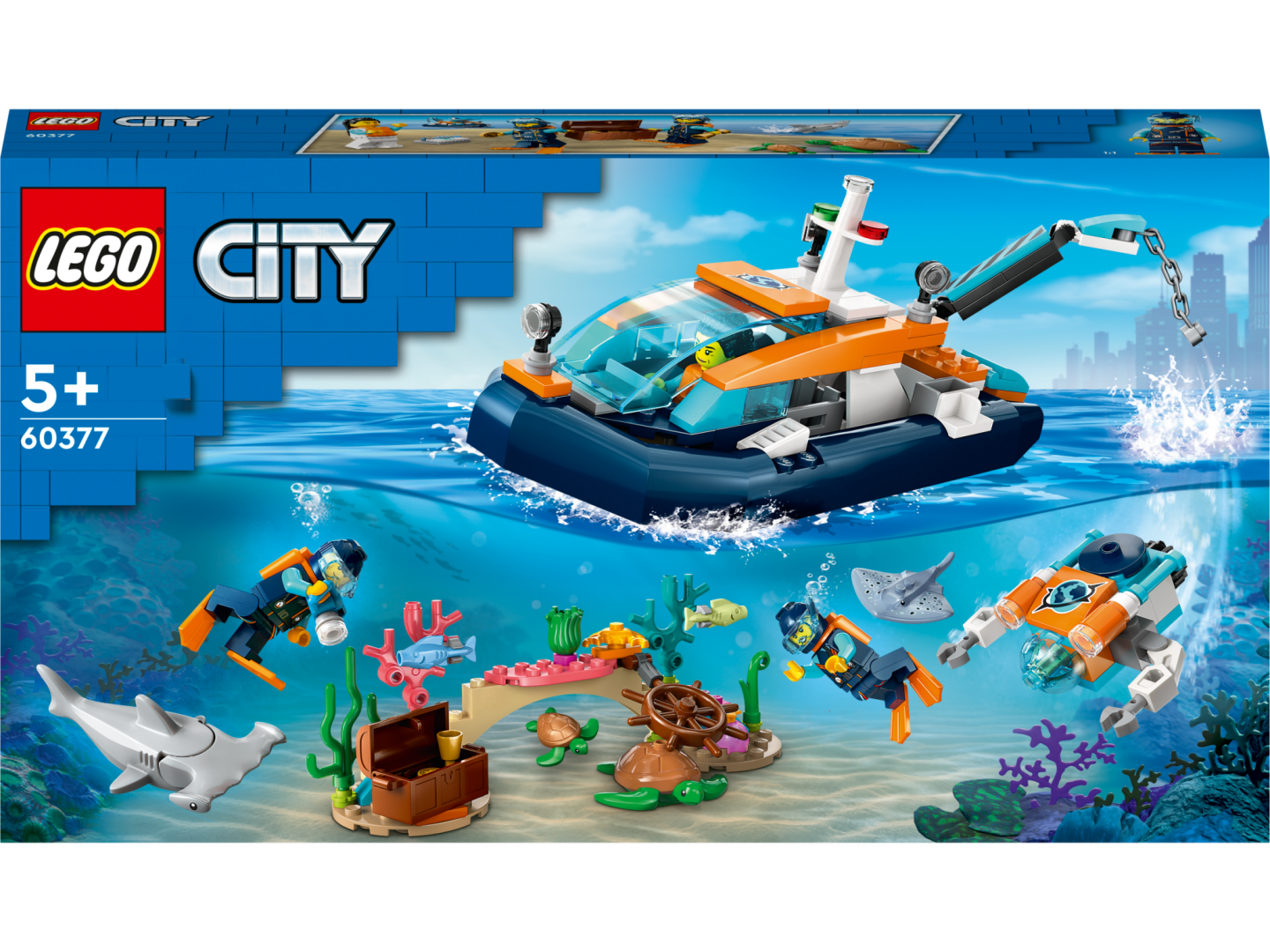 Barca pentru Scufundari, Lego 60377 (barca pentru Scufundari)