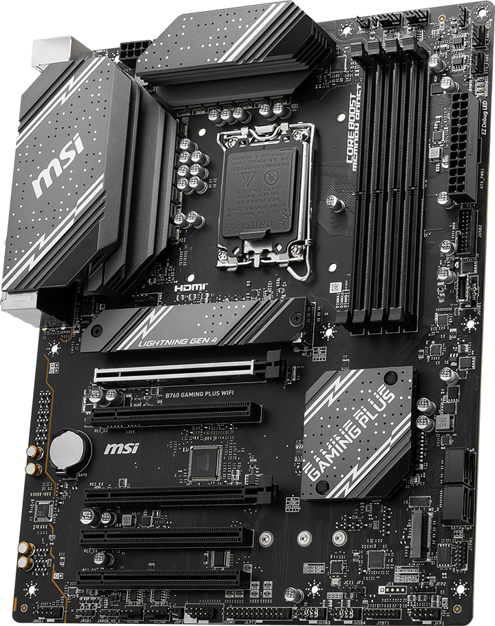 Placa de baza MSI B760 GAMING PLUS WIFI, Socket 1700, DDR5, ATX imagine 3
