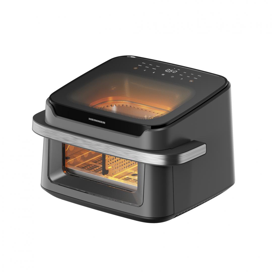Friteuza Dubla Heinner HAF-C10DB22GREY (friteuza Dubla cu Aer Cald Heinner AirBake Revolution HAF-C10DB22GREY)
