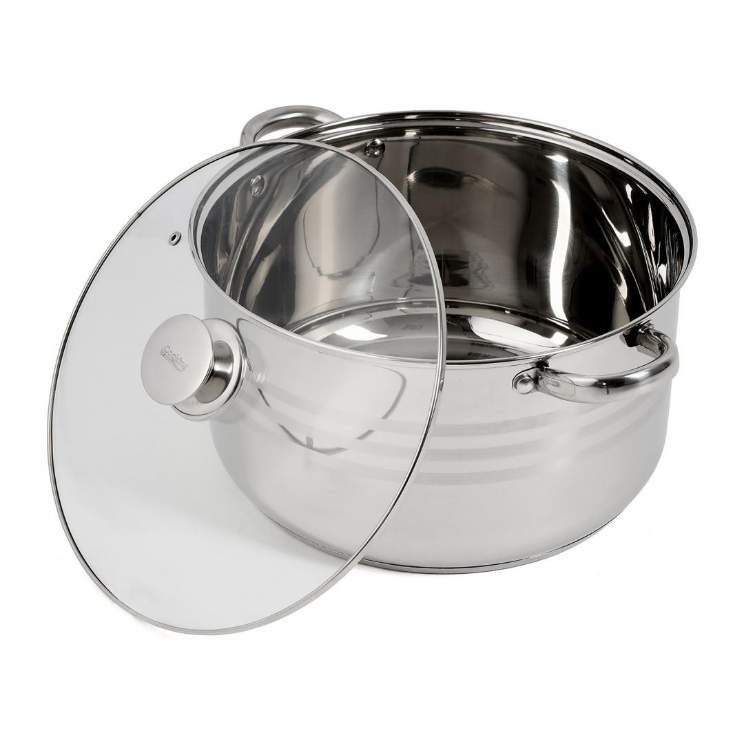 Oala Inox+capac, 30X17 CM, 12 L, Myra (oala Inox+capac 30X17 CM)