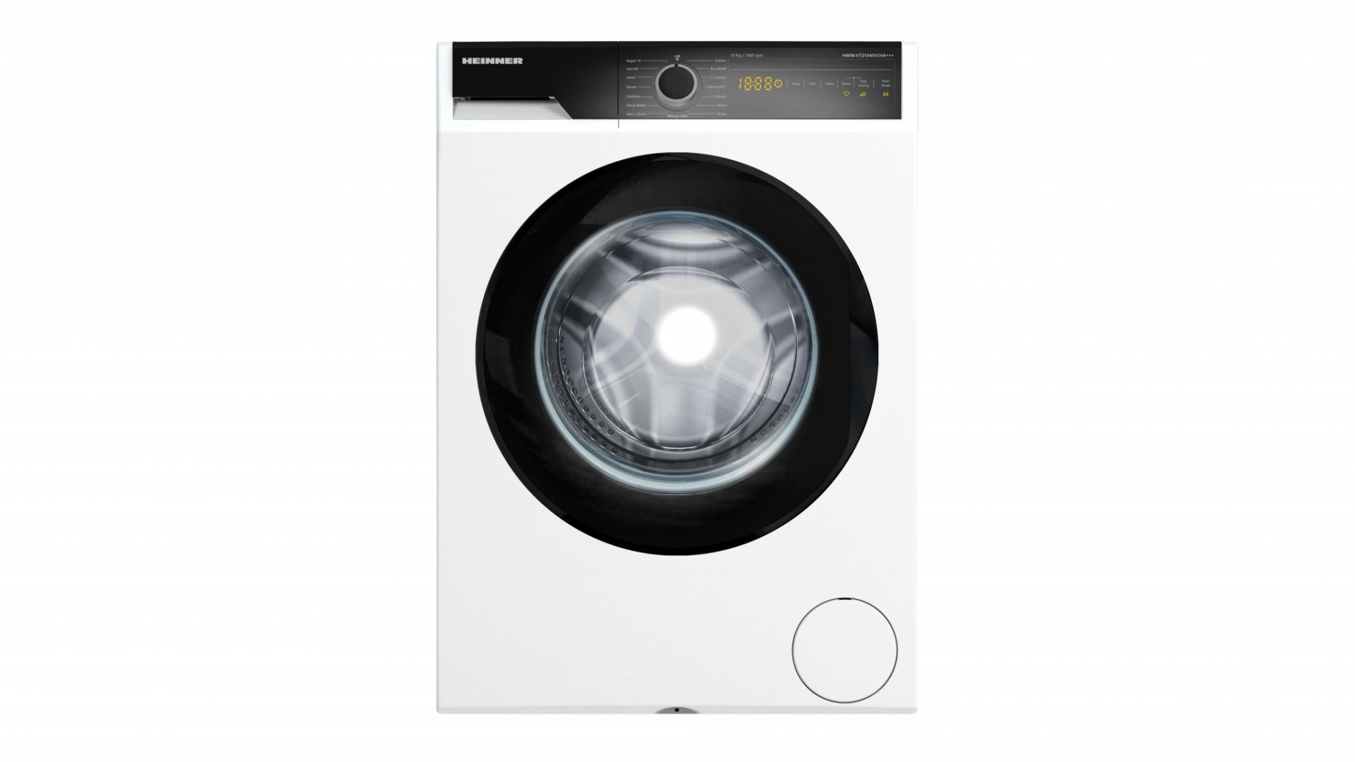 Masina de spalat rufe HEINNER HWM-VT2104IVCHA+++, 10 kg, 1400 rpm, Clasa: A, Alb