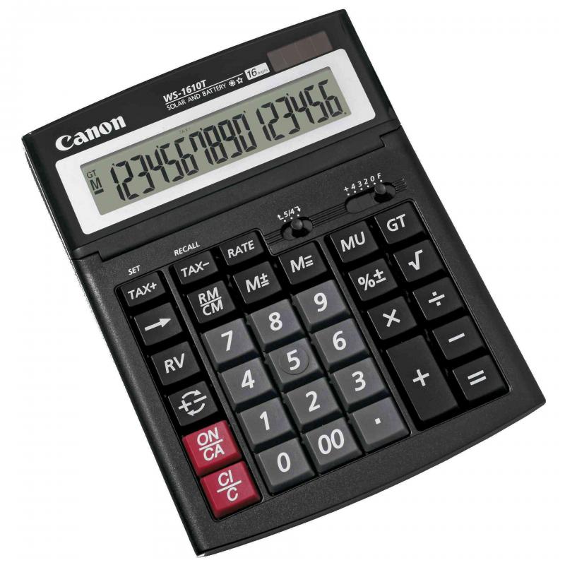 CANON WS1610T CALCULATOR 16 DIGITS