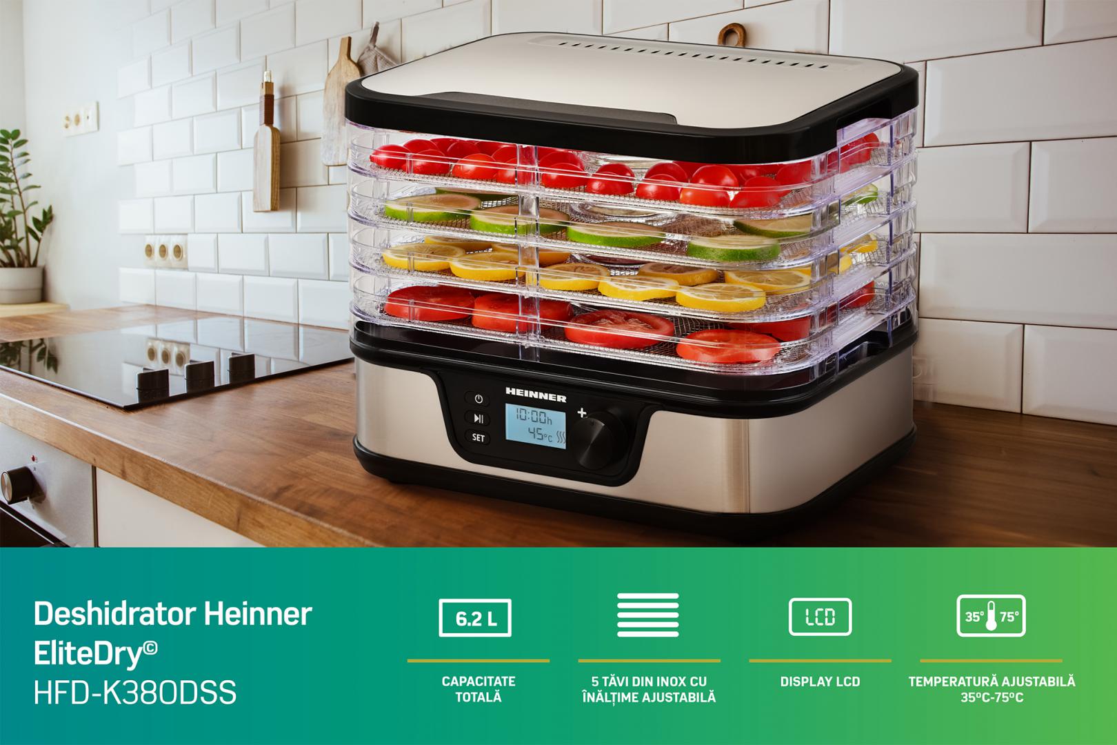 DESHIDRATOR HEINNER HFD-K380DSS
