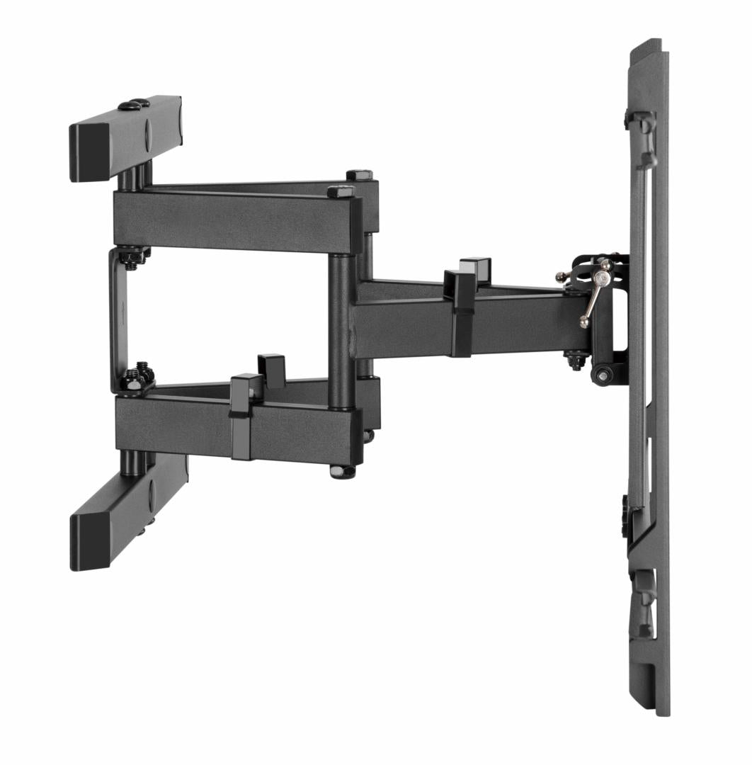 Suport TV de perete Serioux TV61-466, compatibilitate  dimensiune ecran: 37"-80", compatibilitate VESA: 200x200, 300x200, 400x200, 300x300, 400x300, 400x400, 600x400, greutate maximă suportata: 65kg, distanta fata de perete: 77~428mm, inclinare: +3°~-15°,