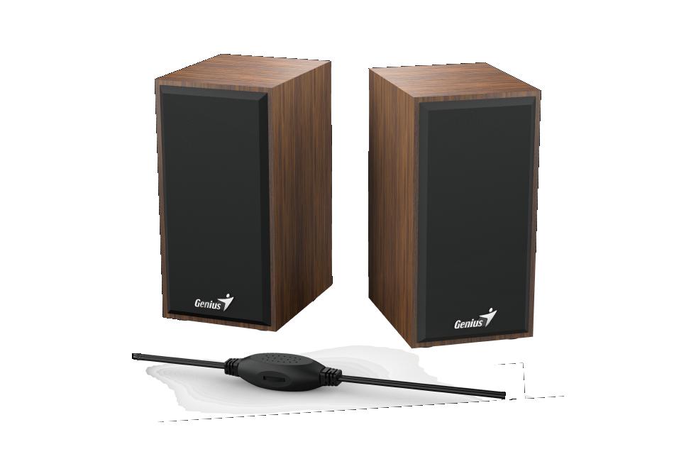 Boxe Genius SP-HF180 cu fir, maro