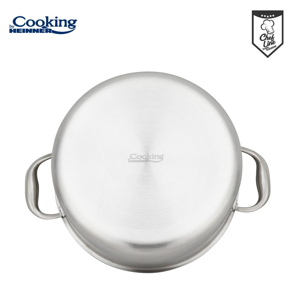 Heinner SEMIOALA INOX+CAPAC 28x13CM,7L,TITANIUM3