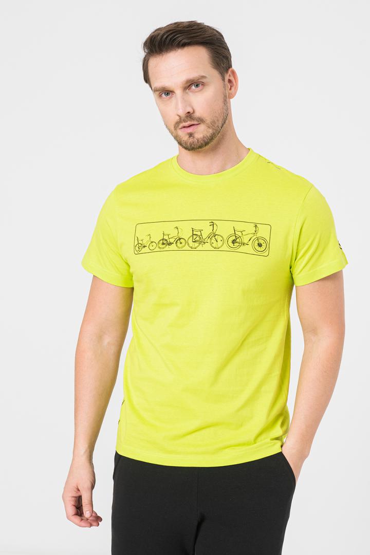 TRICOU MULTIBIKE PEGAS BARBATI LIME PUNC