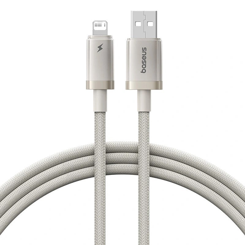CABLU alimentare si date Baseus Titanium, pt smartphone, USB Type-C la USB Type-C 100W, braided, 1m, galben "P10378100G21-00" - 6932172669584