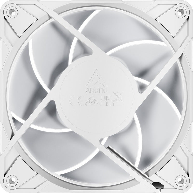 Set 3 ventilatoare Arctic "P12 Pro A-RGB (White) - 3 Pack", 120mm, 600 - 3000 RPM, FDB, 77 cfm, 4-Pin Fan Plug + 4-Pin Socket, lungime cablu 400 mm + 80 mm Daisy-Chain, alb, "ACFAN00326A" - 4895265000683