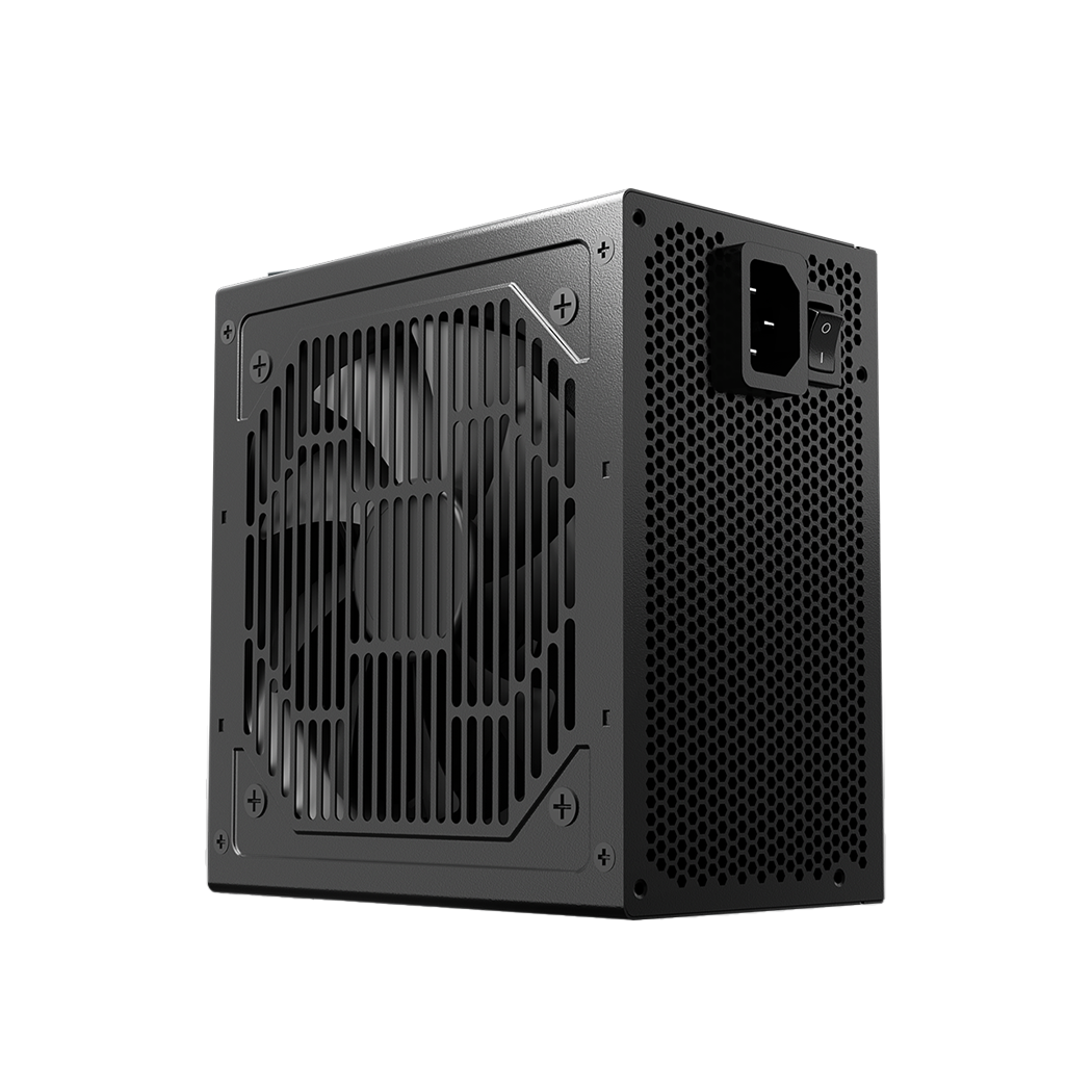Sursa PCCooler "KF650", 650W, certificare 80 Plus White, non-modular, fan 120mm, negru, "P3-F650-W1H"