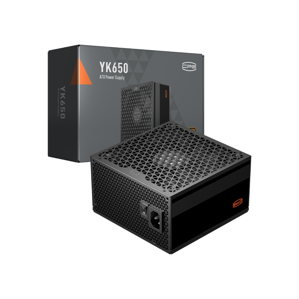Sursa PCCooler "YK650", 650W, certificare 80 Plus Bronze, non-modular, fan 135mm, negru, "P5-YK650-B1F"