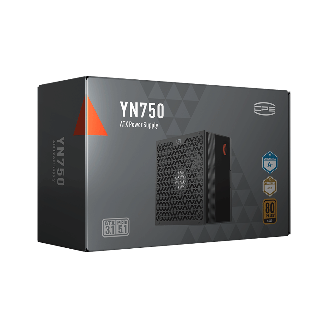 Sursa PCCooler "YN750", 750W, certificare 80 Plus Gold, modular, fan 135mm, negru, "P5-YN750-G1F"