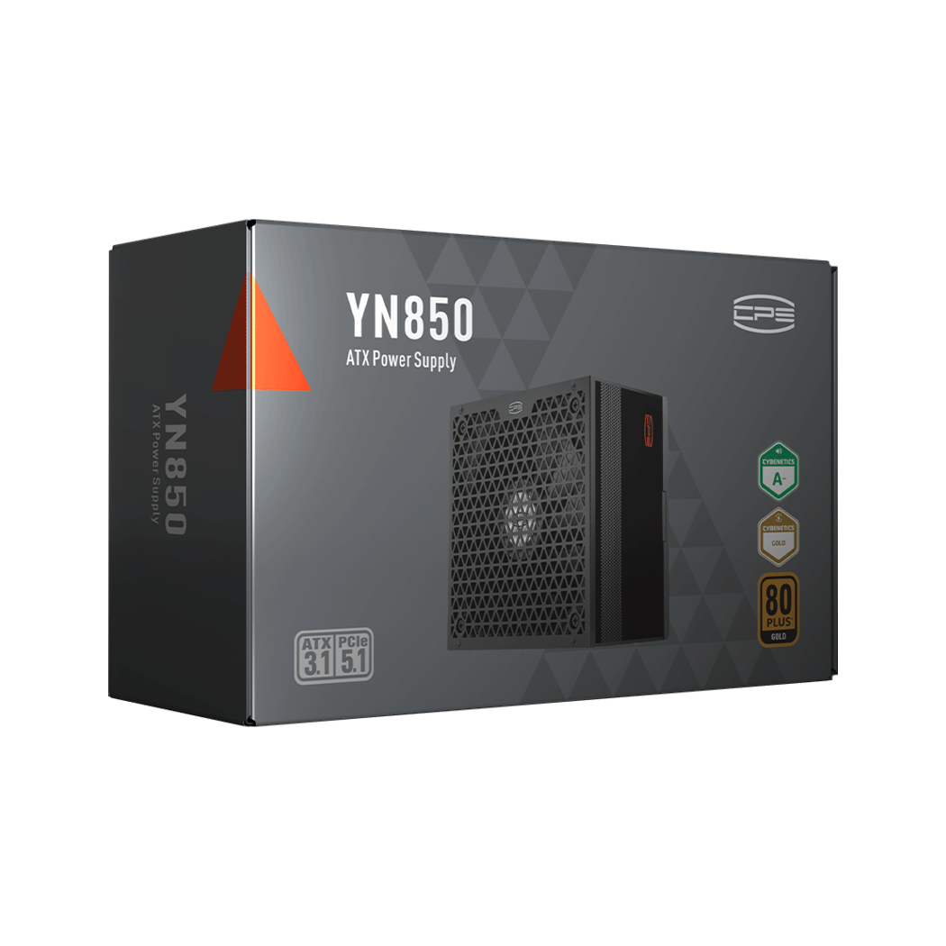 Sursa PCCooler "YN850", 850W, certificare 80 Plus Gold, modular, fan 135mm, negru, "P5-YN850-G1F"