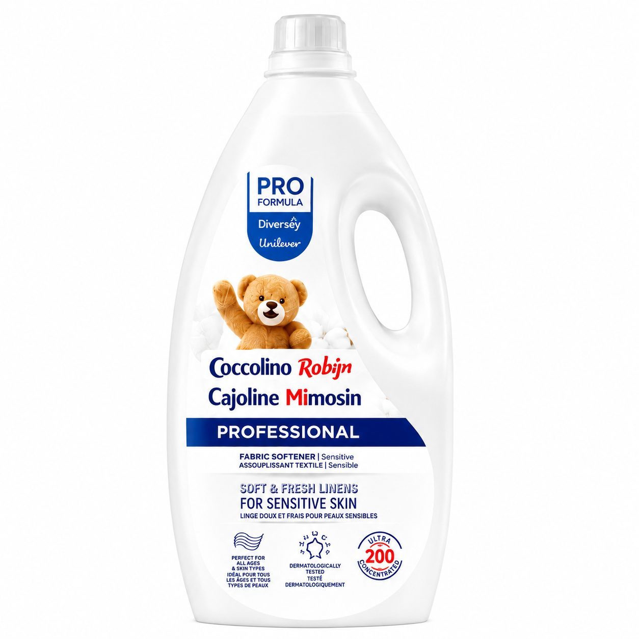 Pachet Coccolino Professional Pure Concentrated – Balsam Concentrat de Rufe, 2×5 L