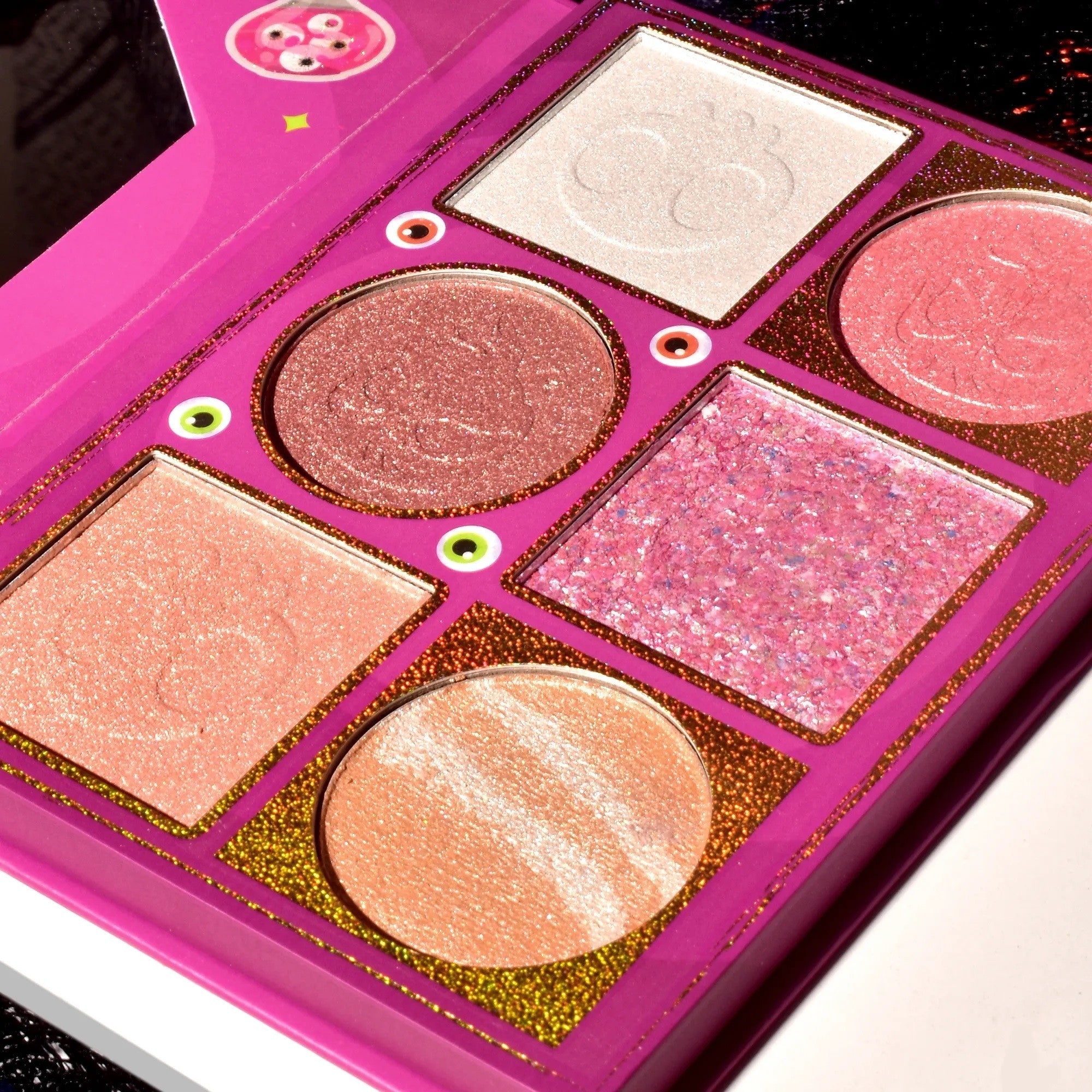 Paleta Iluminatoare, 6 Nuante, Halloween, Culori Calde, Dreptunghiulara, 160g, Valabilitate 24 Luni, 17.4x11.5x1.3 cm, Varianta A, Nude-Rose