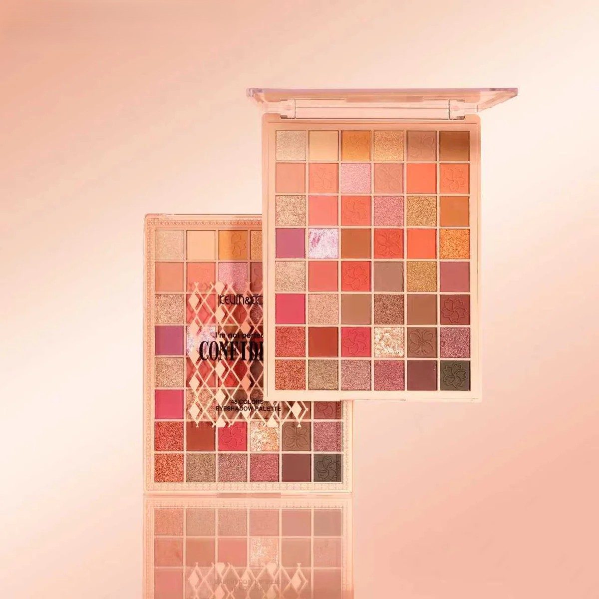 Paleta de Machiaj, Kevin&Coco, Model Confident, 15.2x20.1x1.2cm, Multicolor