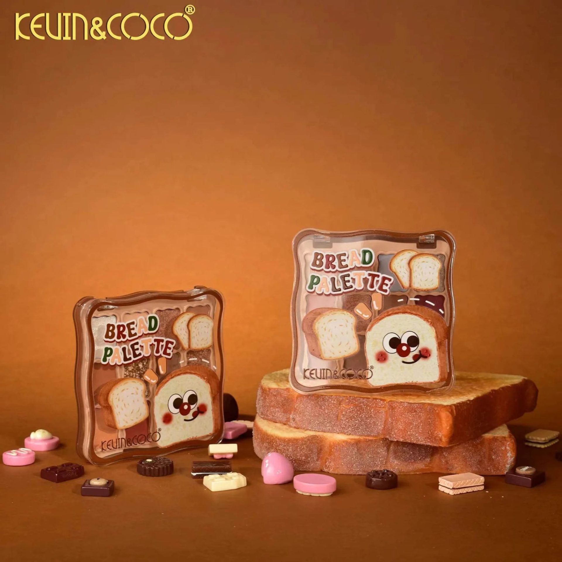 Paleta Farduri de Ochi, Kevin&Coco, Fard de Pleoape, 12 Nuante, Finisaj Mat, Shimmer, Textura Catifelata, Pigmentare Intensa, pentru Toate Tipurile de Ten, 82.7 g, 9.3 x 1.7 x 9.4 cm, Soft Nude