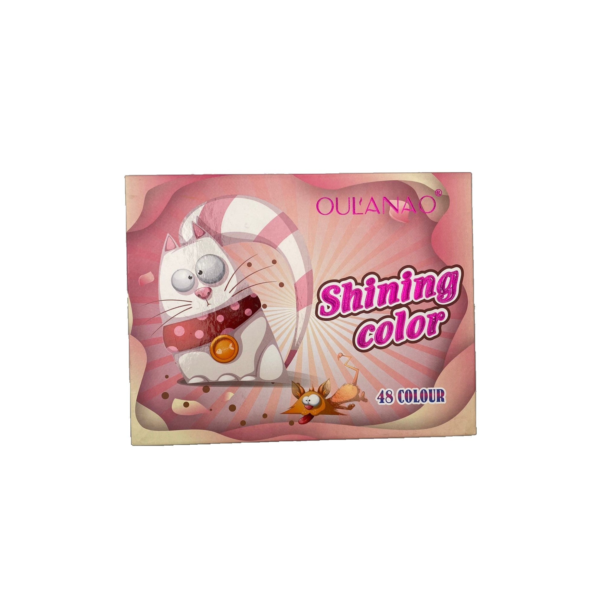 Trusa de machiaj, paleta de farduri Shining cu 48 de culori pigmentate