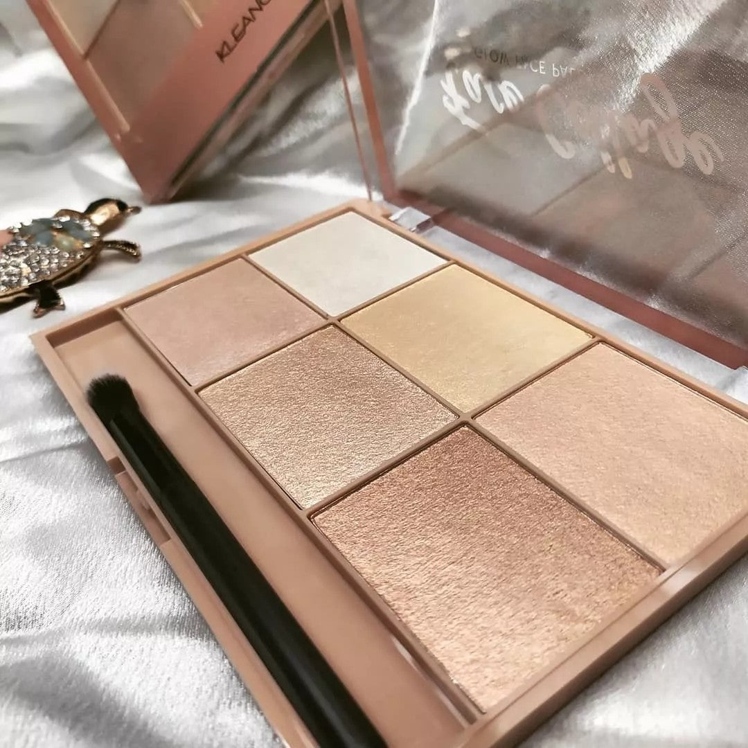 Paleta Iluminatoare, 6 Nuante, Culori Calde, Dreptunghiulara, 24 g, Valabilitate 24 Luni, Maro/Galben