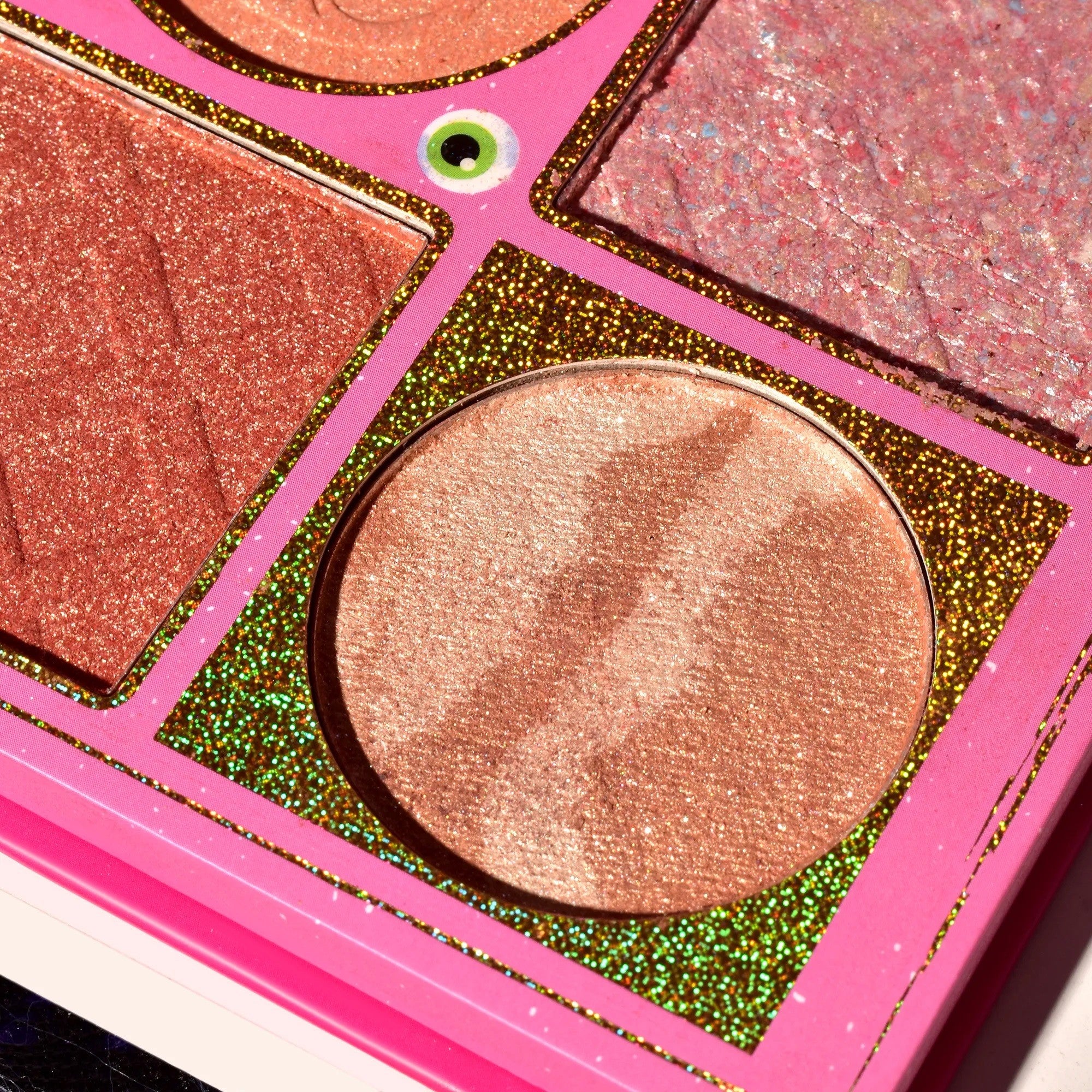 Paleta Iluminatoare, 6 Nuante, Halloween, Culori Calde, Dreptunghiulara, 160g, Valabilitate 24 Luni, 17.4x11.5x1.3 cm, Varianta B, Nude-Rose
