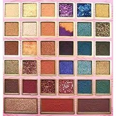 Trusa de machiaj, paleta de farduri , iluminator si blush Kevin&Coco cu 93 de culori pigmentate