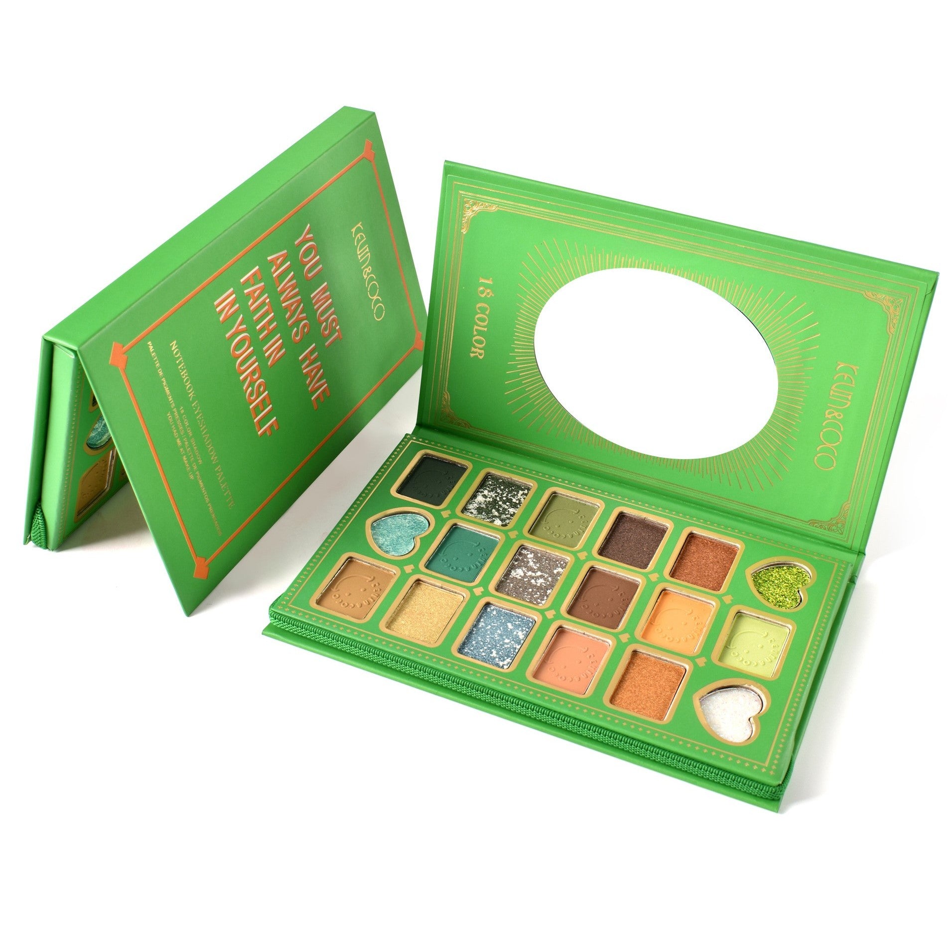 Paleta de farduri Kevin&Coco cu 18 culori pigmentate