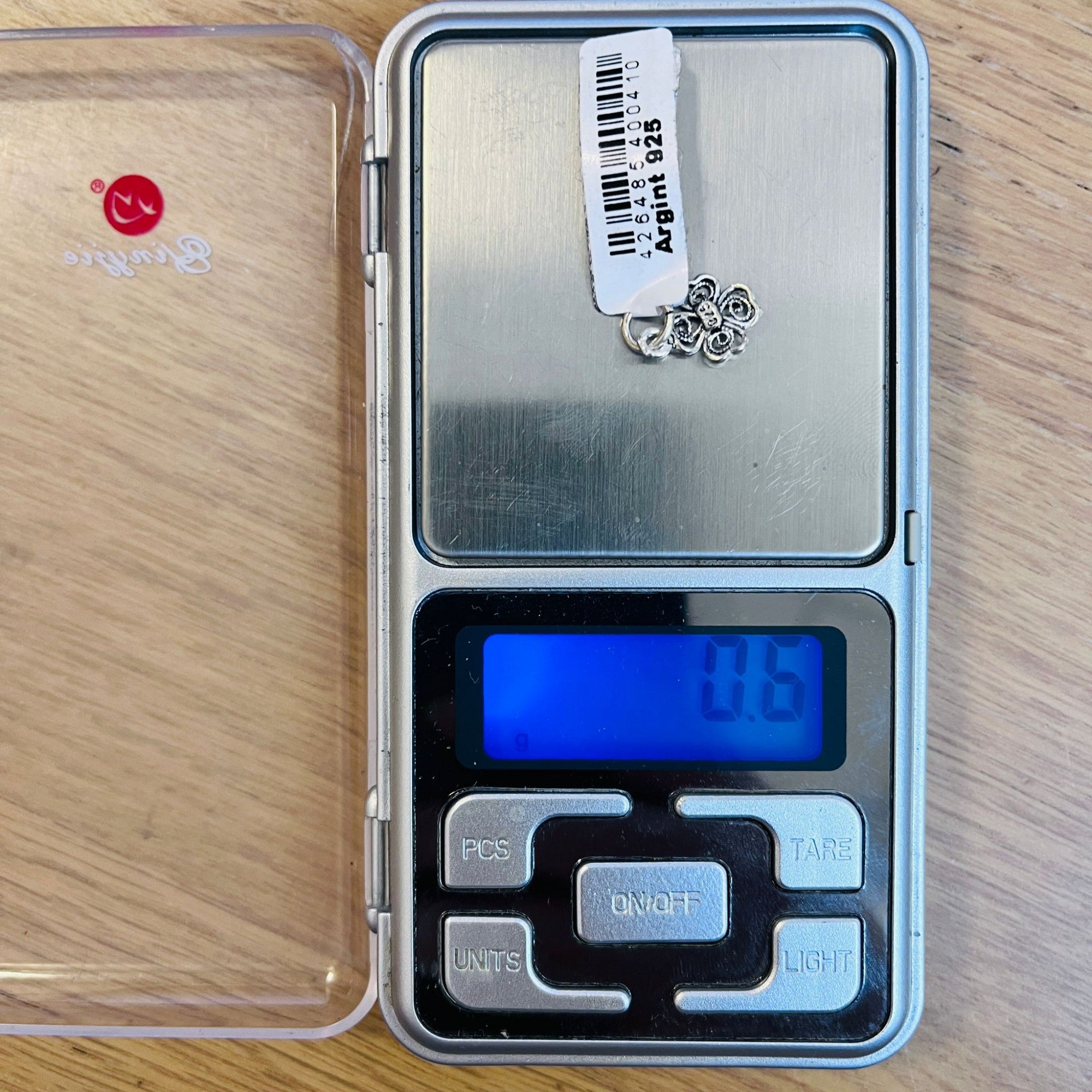 Pandantiv din Argint 925, Model Floare Filigran, 17 x 10 mm, 0.6 g