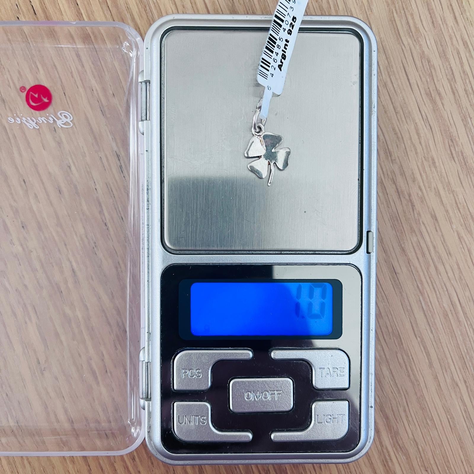 Pandantiv din Argint 925, Model Trifoi, 18 x 10 mm, 1 g