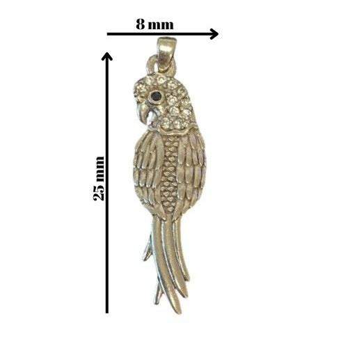 Pandantiv, Argint 925, Model Papagal, 1.4 g, 25x8 mm