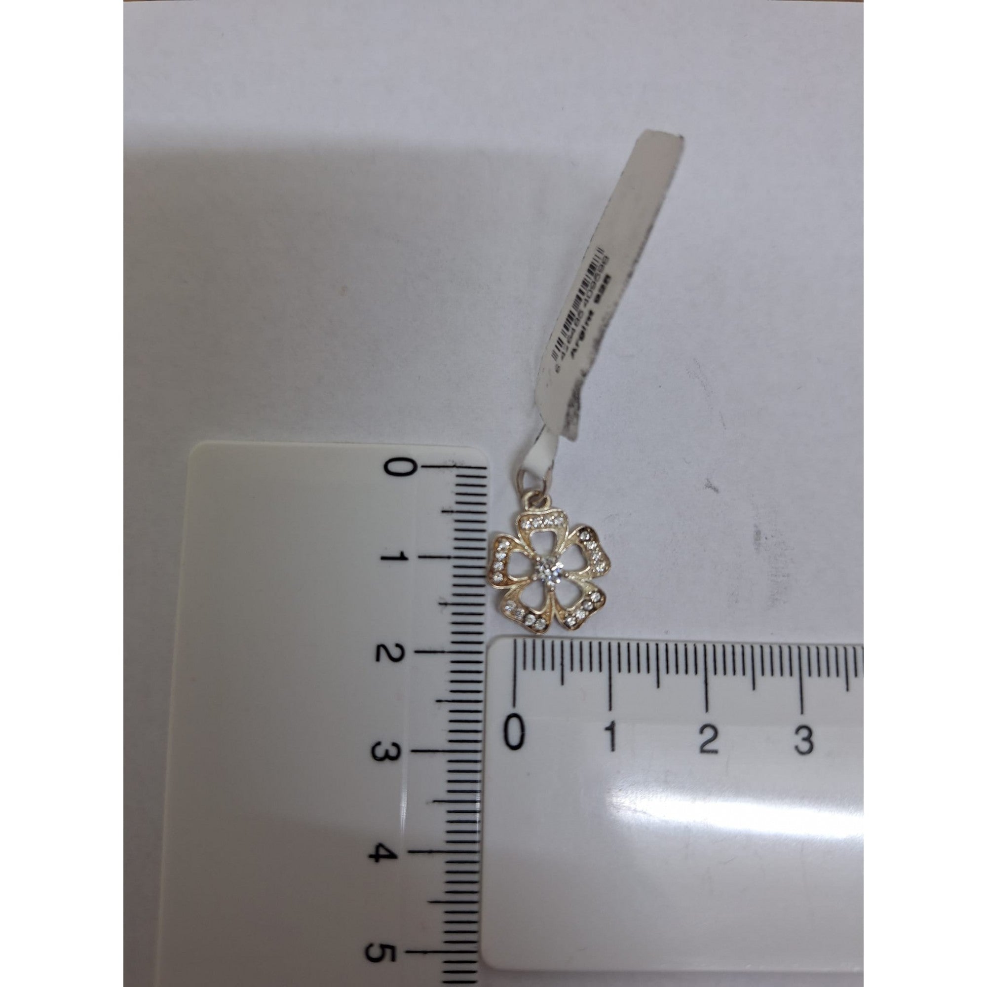 Pandantiv Floare cu Pietre, Argint 925, 0.93 g, 1.8 cm x 1.2 cm