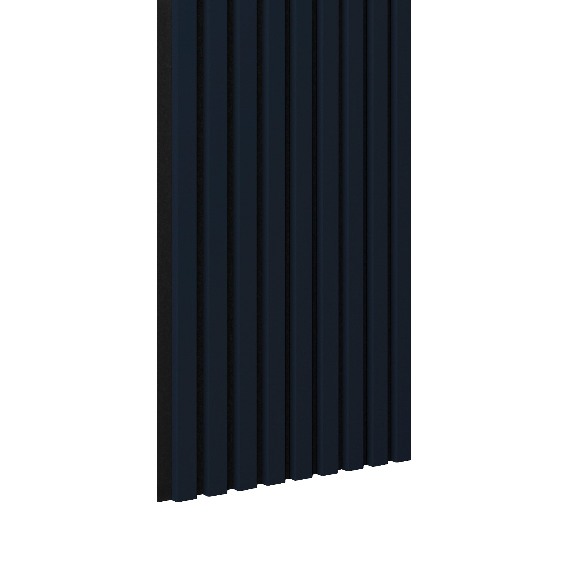 Riflaj MDF decorativ LDA PREMIUM de tip Panou Acustic, Indigo, 260x40 cm