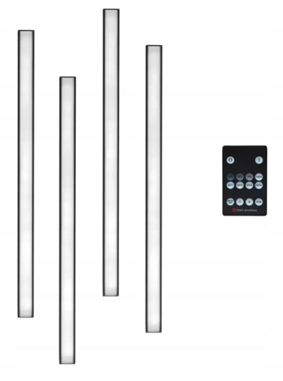 Set iluminare led pentru riflaje MDF, varianta IV, 1 lampa x 2 metri, 520 lm, 5.6W, telecomanda