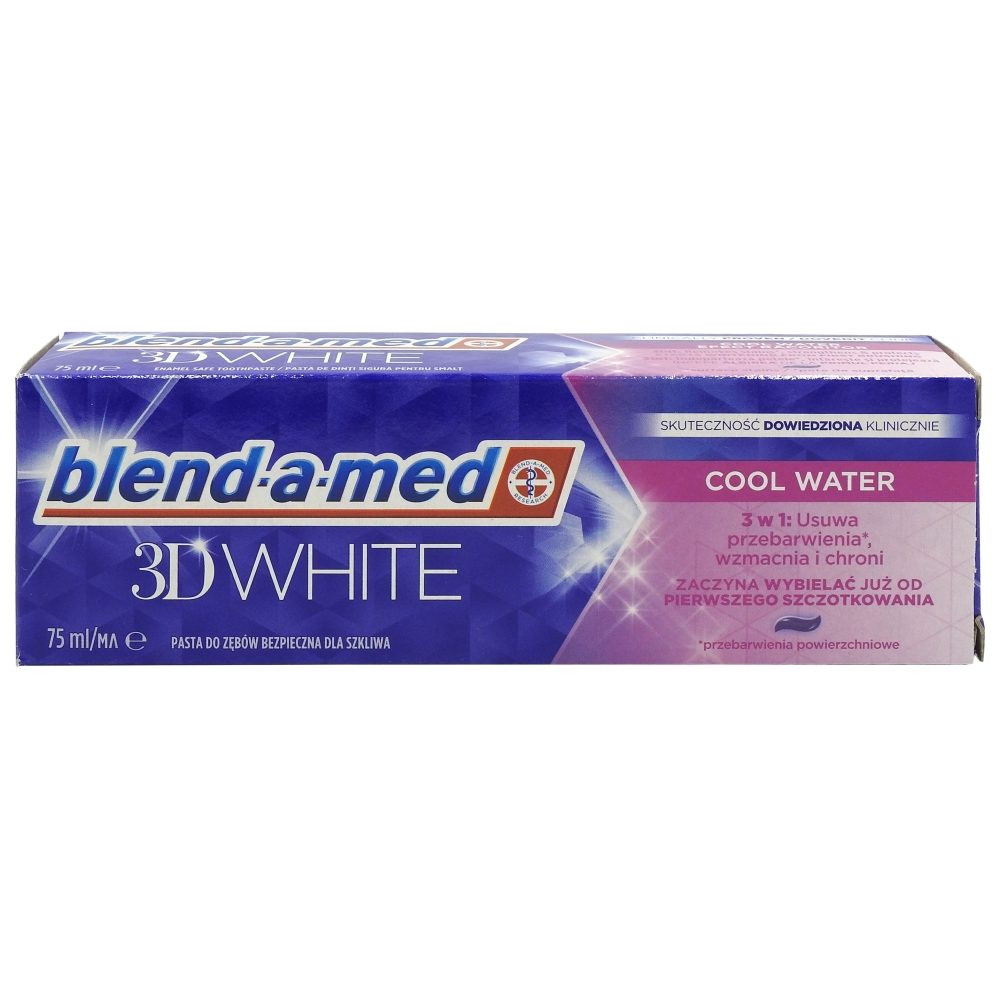 Pasta de Dinti, Blend A Med, 75 ml 3D White Cool Water