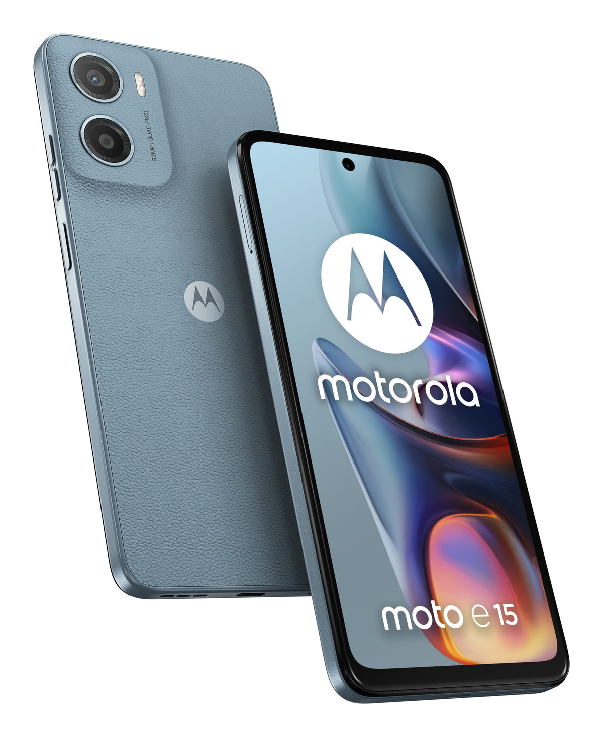 Smartphone Moto e15 64GB 2GB RAM Dual SIM Misty Blue 