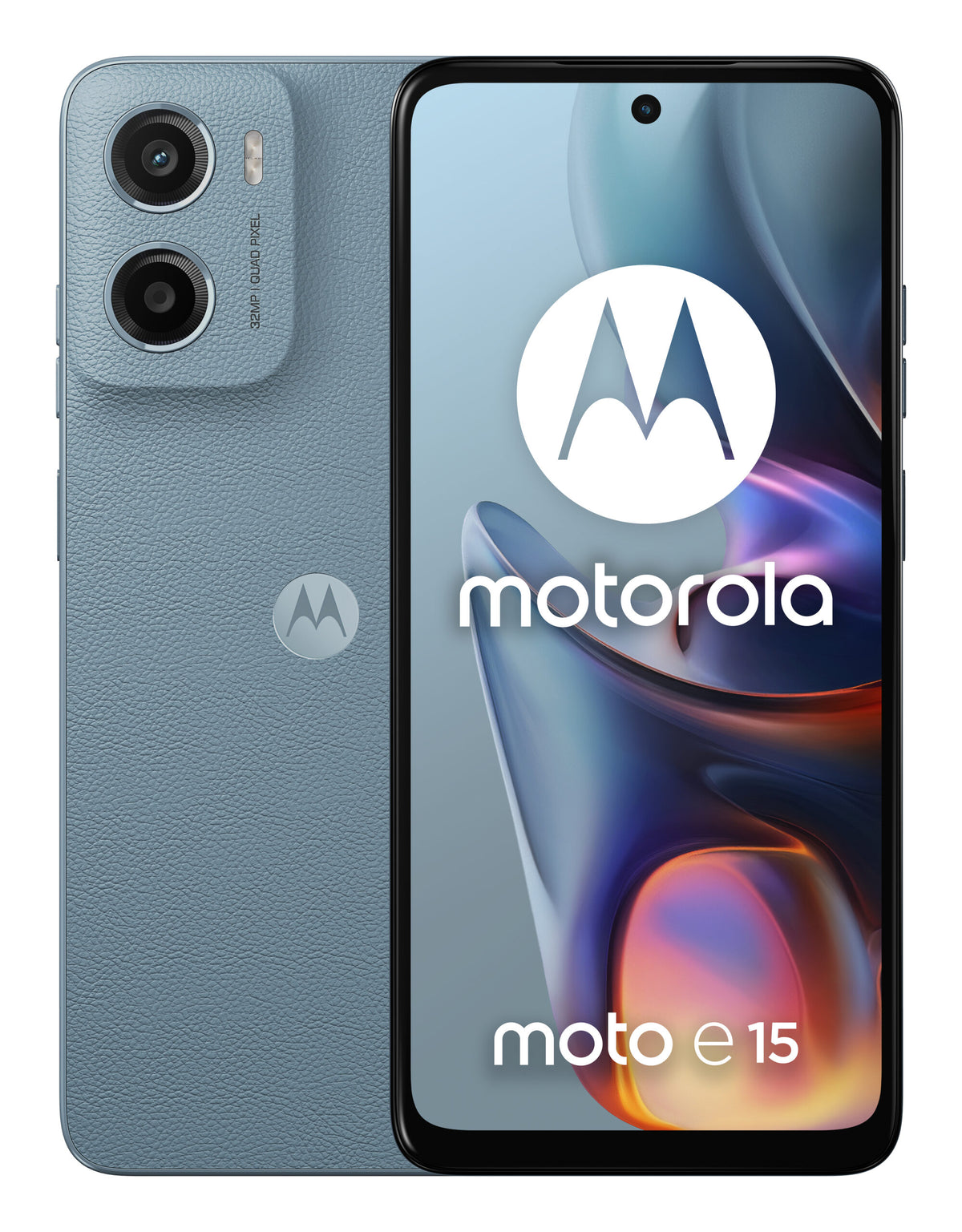 Smartphone Moto e15 64GB 2GB RAM Dual SIM Misty Blue 