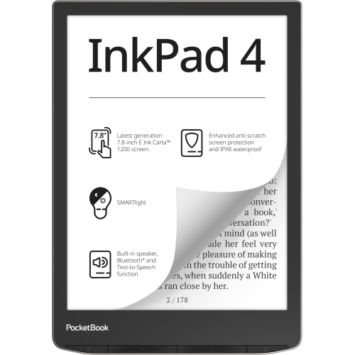 eREADER PocketBook Inkpad 4 argintiu "PB743G-U-WW" – eReader