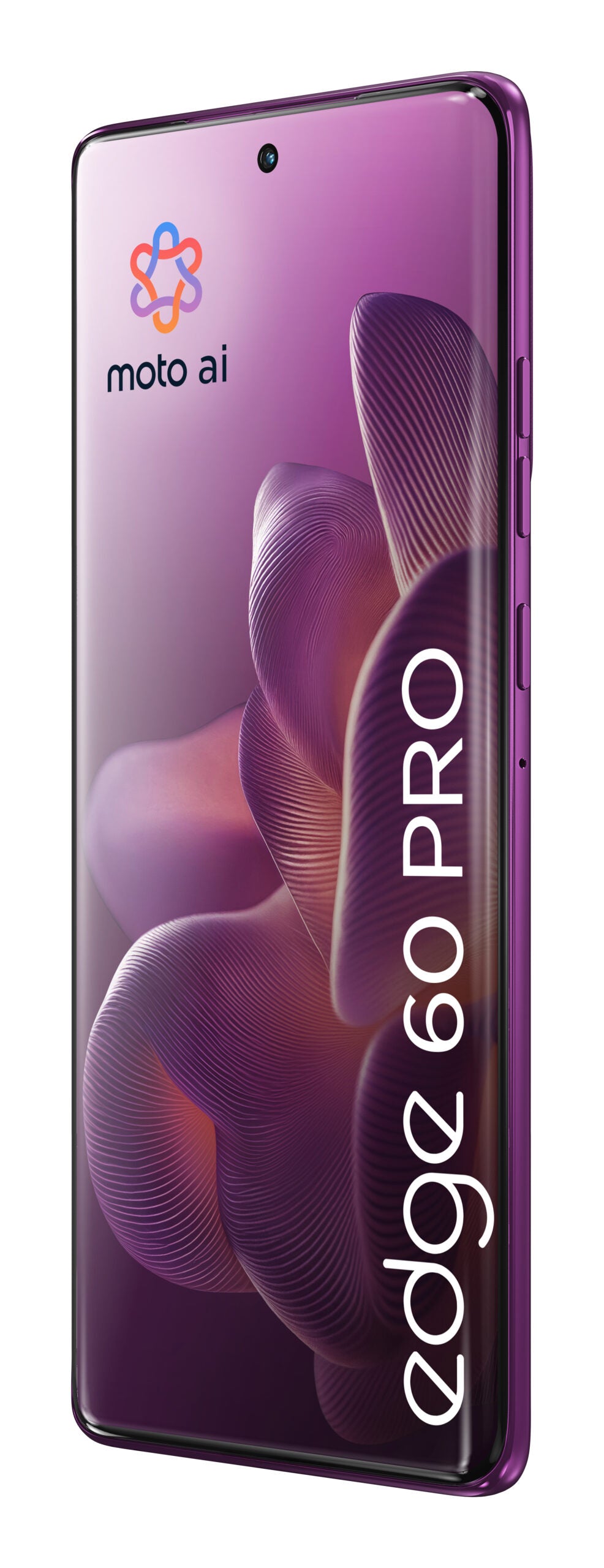 Edge 60 Pro, OLED, 512GB, 12GB RAM, Dual SIM, 5G, 3x 50MP AI Cam, Baterie 6000 mAh, incarcare TurboPower 90W, Sparkling Grape 