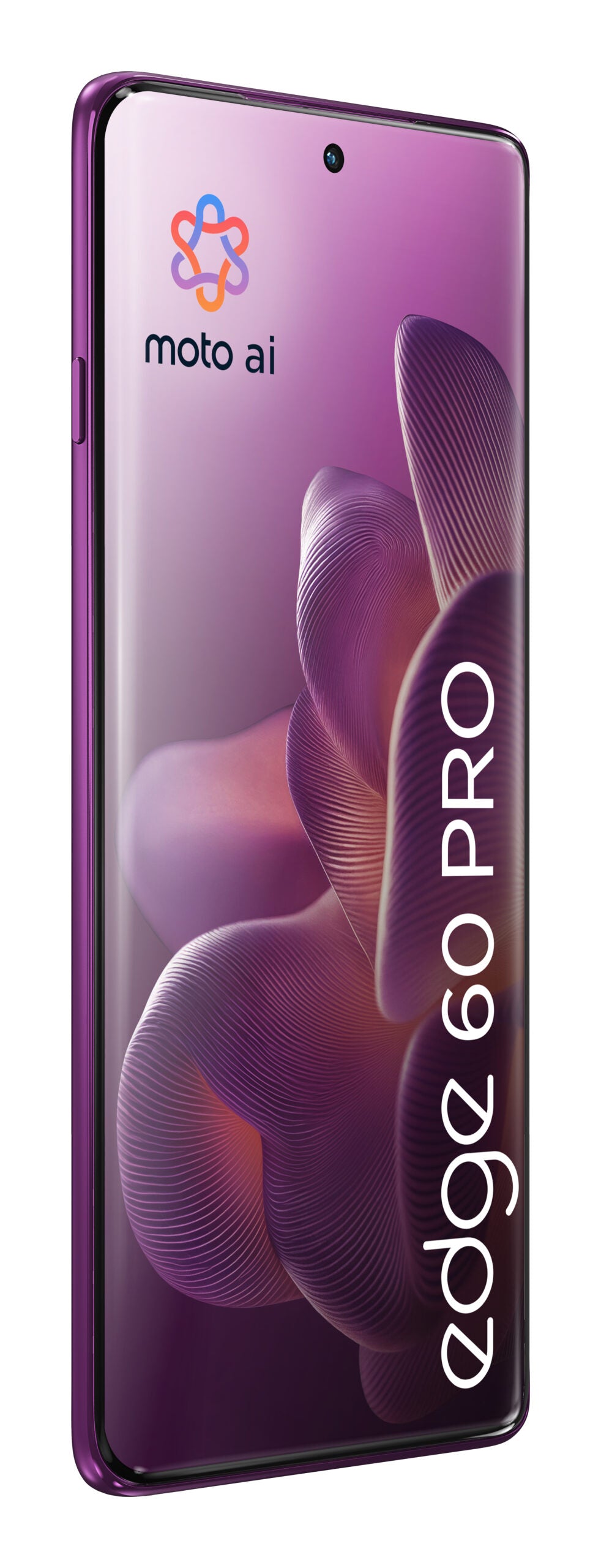 Edge 60 Pro, OLED, 512GB, 12GB RAM, Dual SIM, 5G, 3x 50MP AI Cam, Baterie 6000 mAh, incarcare TurboPower 90W, Sparkling Grape 