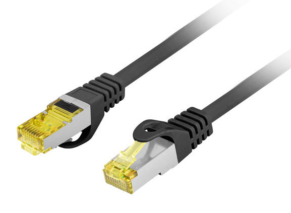 Lanberg PATCHCORD CAT.6A S/FTP LSZH CU 1M BK 