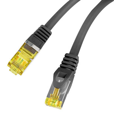 Lanberg PATCHCORD CAT.6A S/FTP LSZH CU 1M BK 