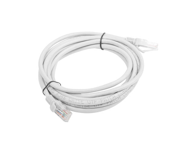 Patch cord Lanberg Cat.5e UTP 3 m gri "PCU5-10CC-0300-S"