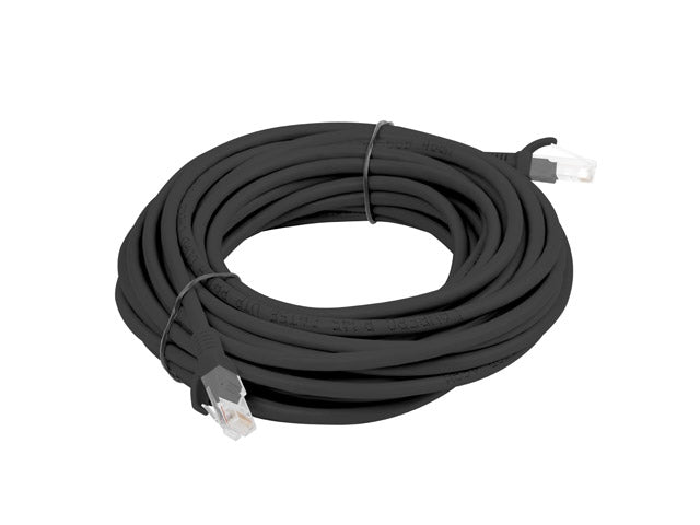 Patch cord Lanberg Cat.6 UTP 5 m negru "PCU6-10CC-0500-BK"