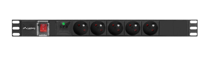 Unitate alimentare PDU 19", 5 prize ng "PDU-05E-0200-BK"